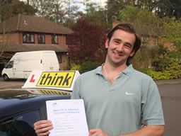 Jack guildford happy with think driving school